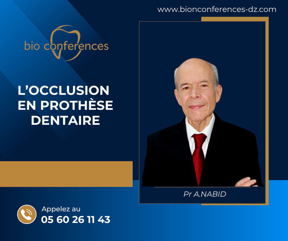 L’occlusion en prothèse dentaire